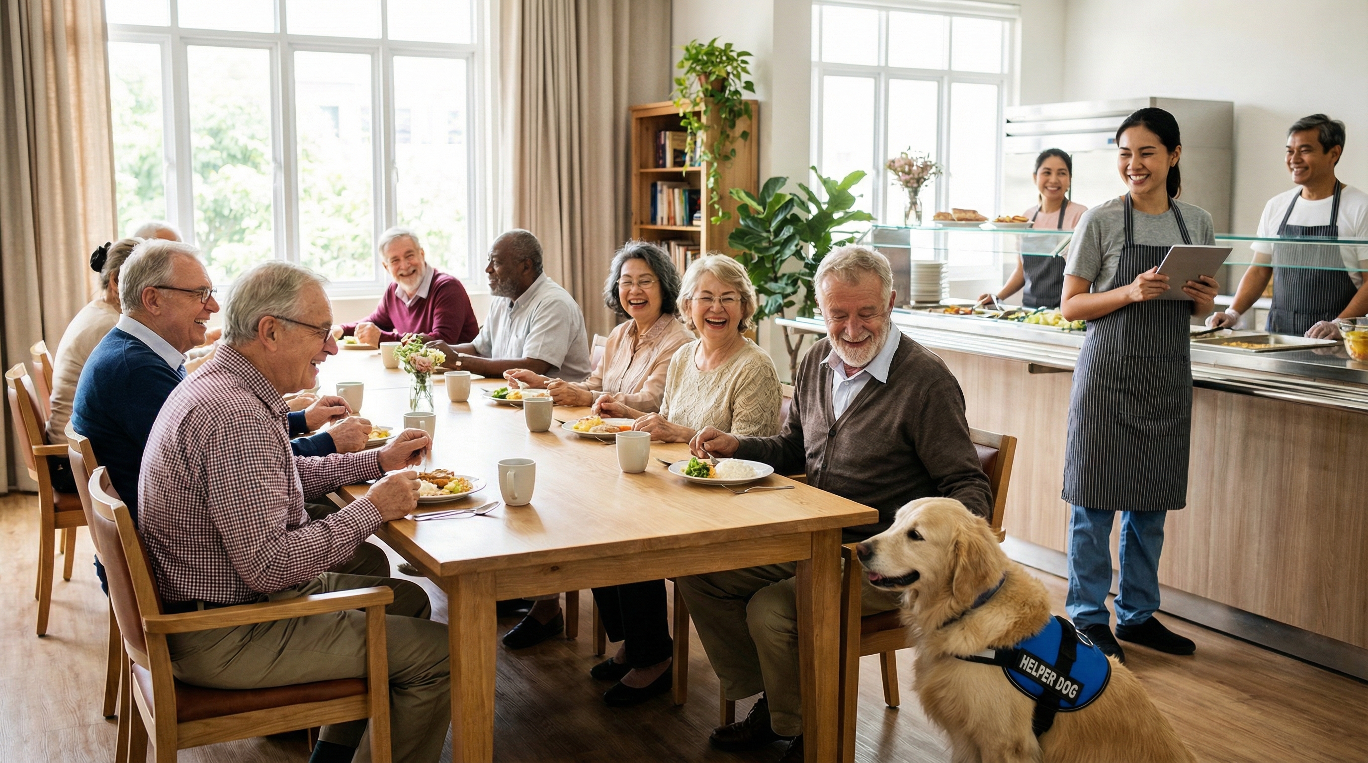 Senior Living Dining Hall